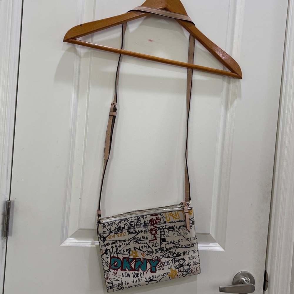 DKNY Multicolor Graffiti Crossbody Bag